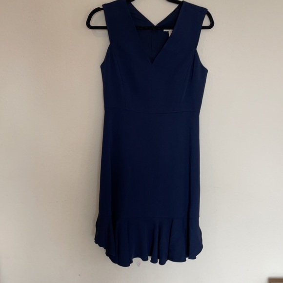 Rebecca Taylor Dresses & Skirts - {Rebecca Taylor} V-Neck Suit Dress• Santorini Blue